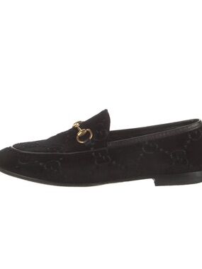 Gucci Black Velvet Loafer